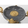 A French 19th Century neo-greek st. turquin marble and ormulu tazza. | Biron A French 19th Century neo-greek st. turquin marble and ormulu tazza.