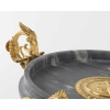 A French 19th Century neo-greek st. turquin marble and ormulu tazza. | Biron A French 19th Century neo-greek st. turquin marble and ormulu tazza.