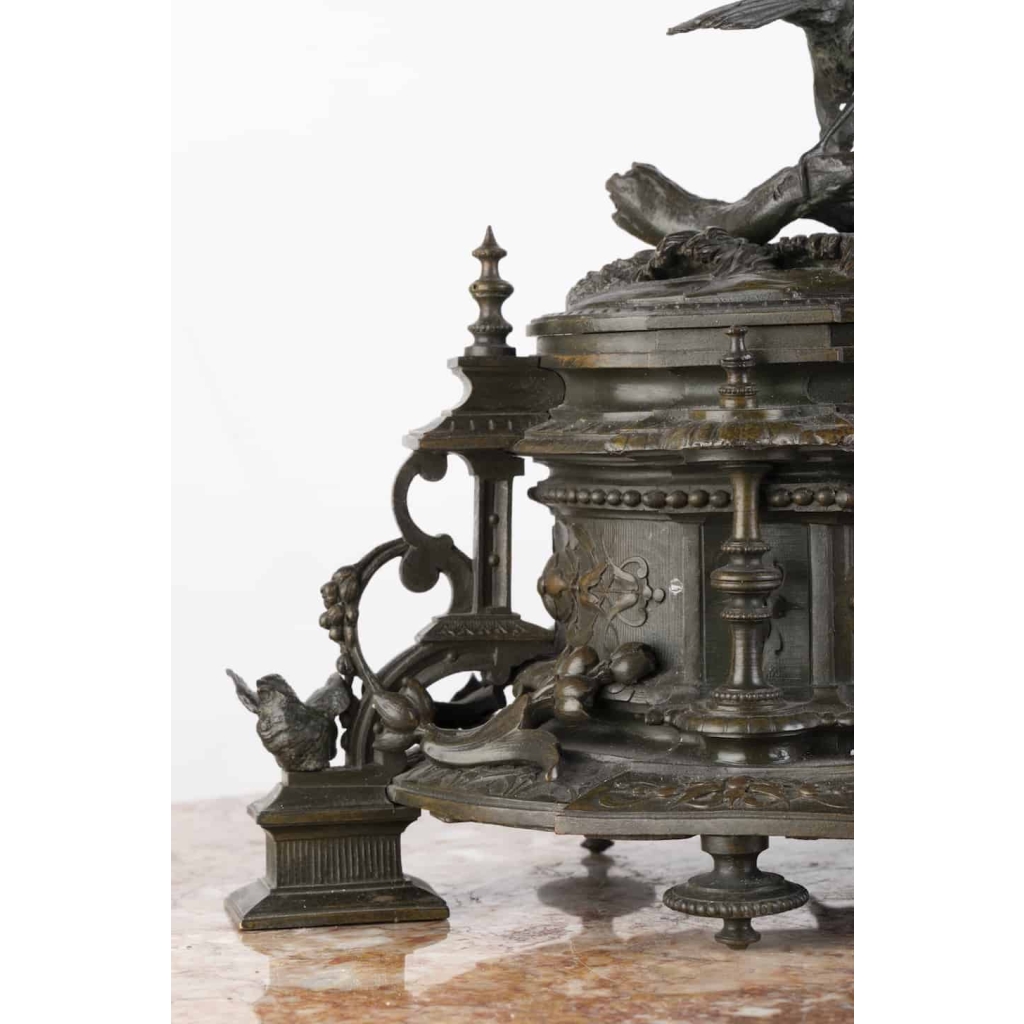 A Charming 19th Century Patinated Bronze Jewelry Box By Jules Moigniez (1835-1894) | Biron A Charming 19th Century Patinated Bronze Jewelry Box By Jules Moigniez (1835-1894)