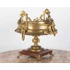 A French 19th Century Neo-Classical Ormulu and Marble Tazza. | Biron A French 19th Century Neo-Classical Ormulu and Marble Tazza.