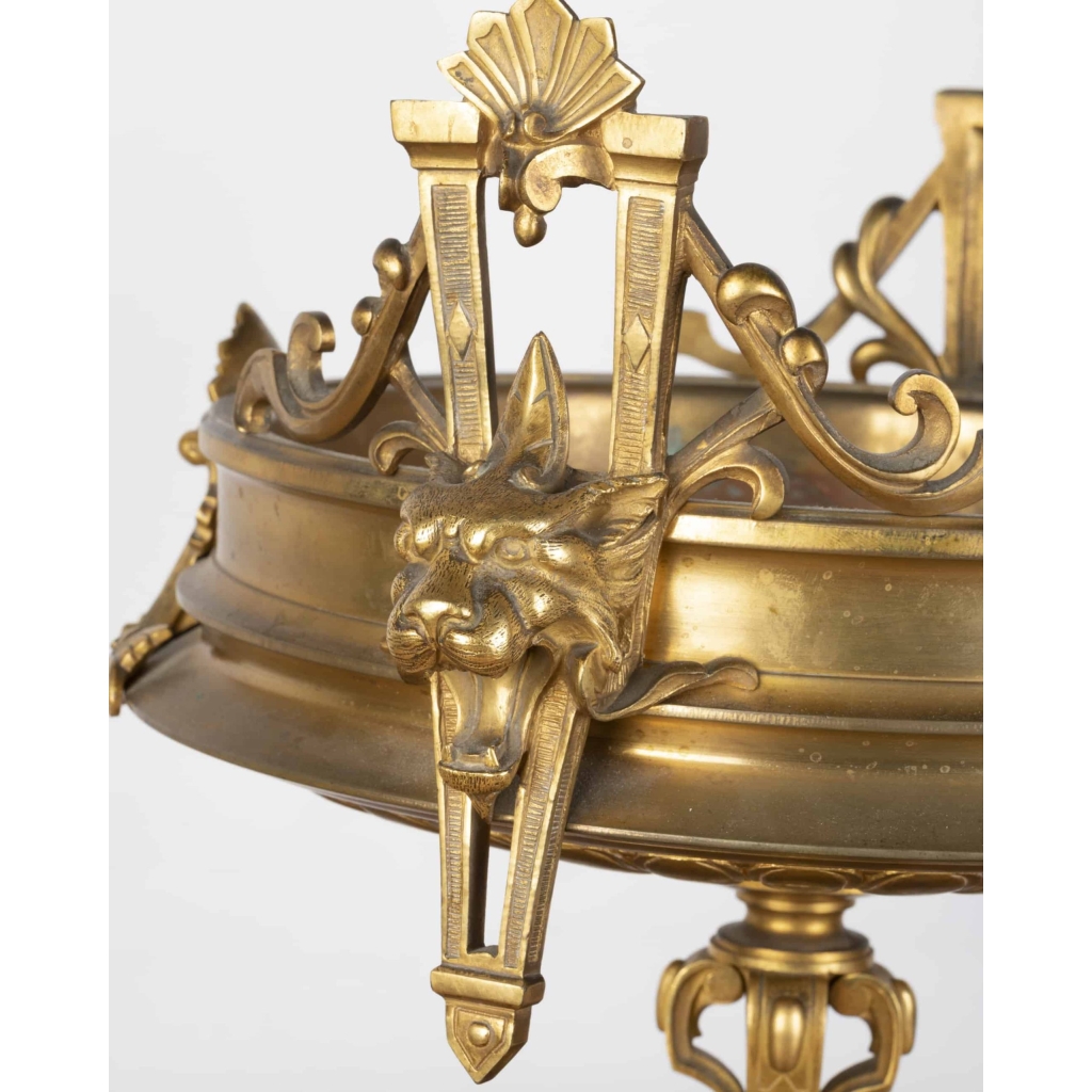 A French 19th Century Neo-Classical Ormulu and Marble Tazza. | Biron A French 19th Century Neo-Classical Ormulu and Marble Tazza.