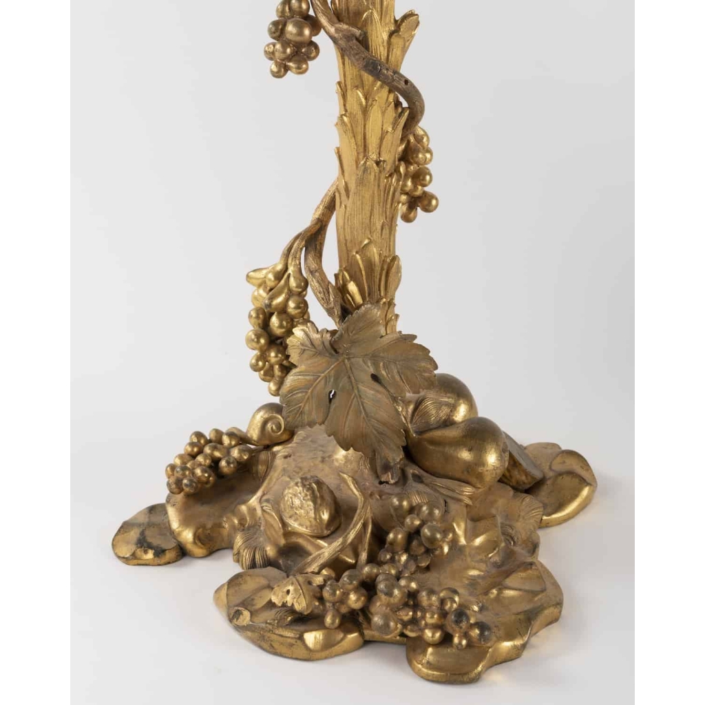 A Paire Of French 19th Century Ormulu Candelabras. | Biron A Paire Of French 19th Century Ormulu Candelabras.
