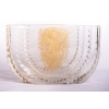 Vase « Flore » verre blanc patiné sépia de René LALIQUE | Biron |||||||||