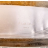 Vase « Flore » verre blanc patiné sépia de René LALIQUE | Biron Vase "Flore" verre blanc patiné sépia de René LALIQUE