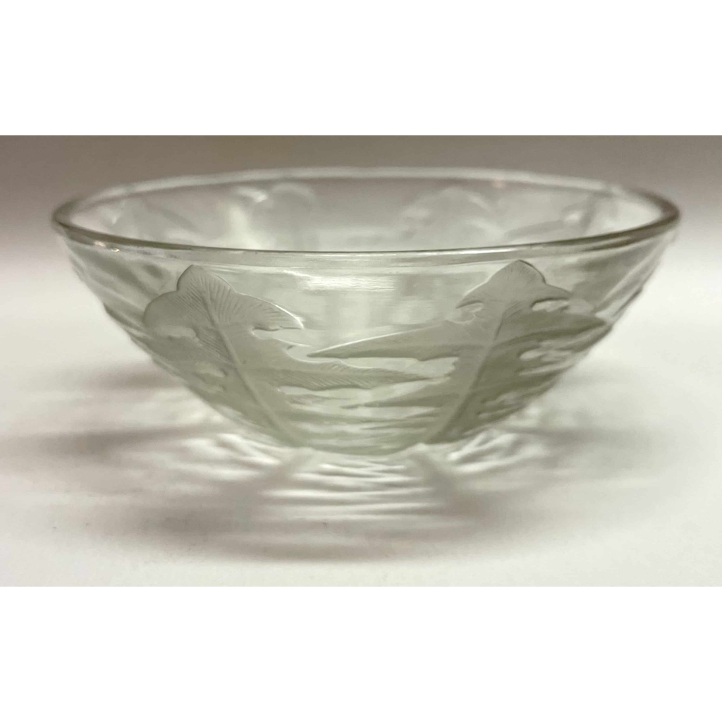 Suite de Six 6 Bols à Main « Pissenlit » verre blanc de René LALIQUE | Biron Suite de Six 6 Bols à Main "Pissenlit" verre blanc de René LALIQUE