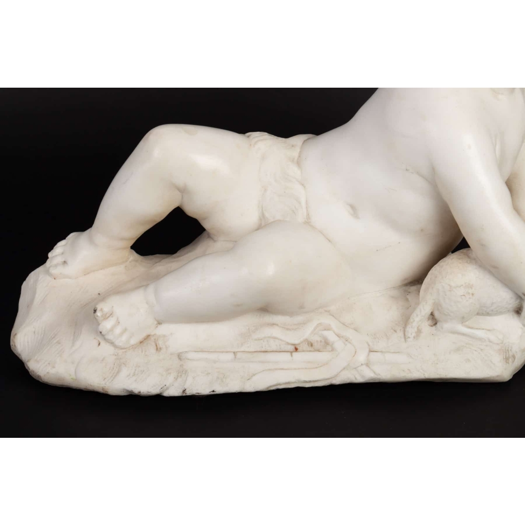Sculpture en marbre du 19e siècle | Biron Sculpture en marbre du 19e siècle