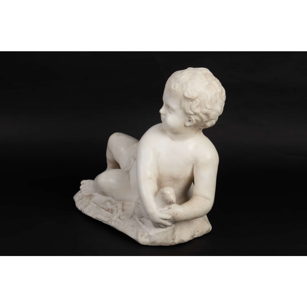 Sculpture en marbre du 19e siècle | Biron Sculpture en marbre du 19e siècle
