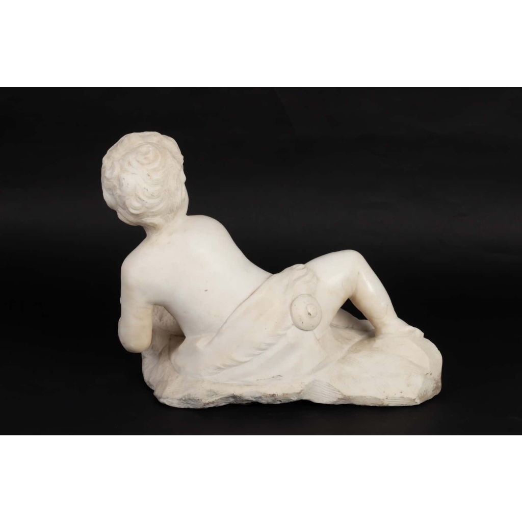 Sculpture en marbre du 19e siècle | Biron Sculpture en marbre du 19e siècle