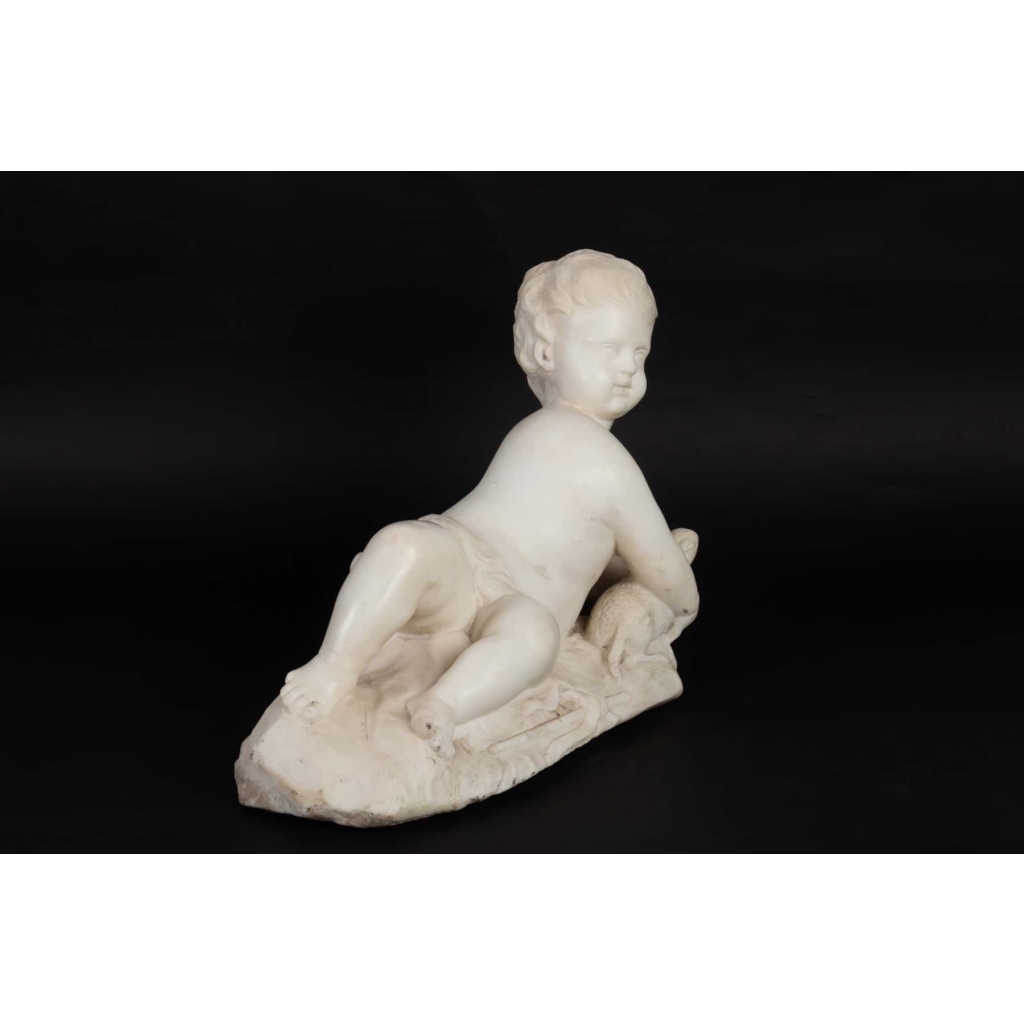 Sculpture en marbre du 19e siècle | Biron Sculpture en marbre du 19e siècle