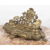 A French Late 19th Century Louis XV st. Ormulu Inkwell. | Biron A French Late 19th Century Louis XV st. Ormulu Inkwell.