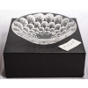 Coupe « Anémones » cristal incolore émaillé noir de LALIQUE FRANCE | Biron ||||||||||