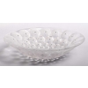 Coupe « Anémones » cristal incolore émaillé noir de LALIQUE FRANCE | Biron Coupe "Anémones" cristal incolore émaillé noir de LALIQUE FRANCE