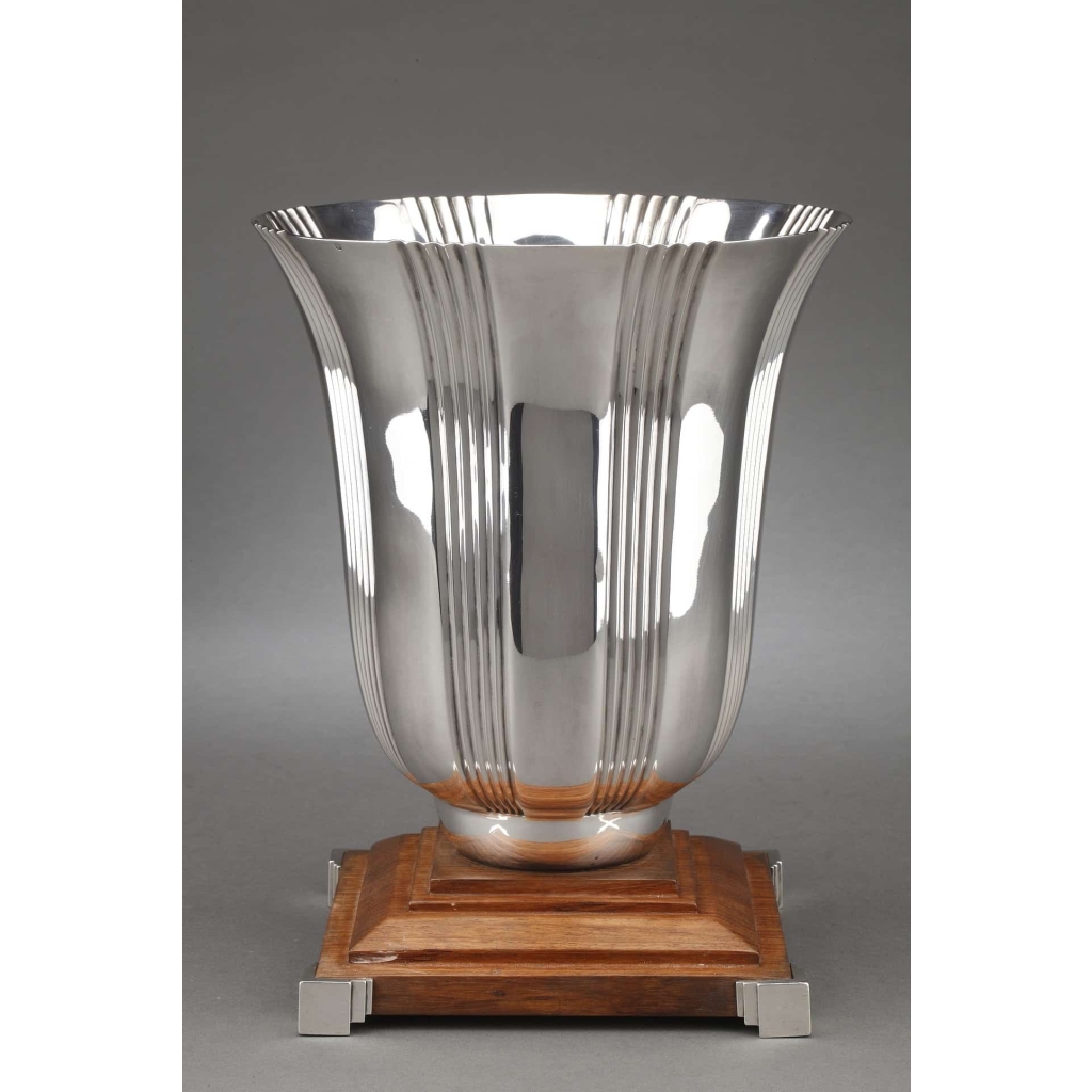 Orfèvre LAPPARRA - Vase en argent massif époque ART DECO ||||||
