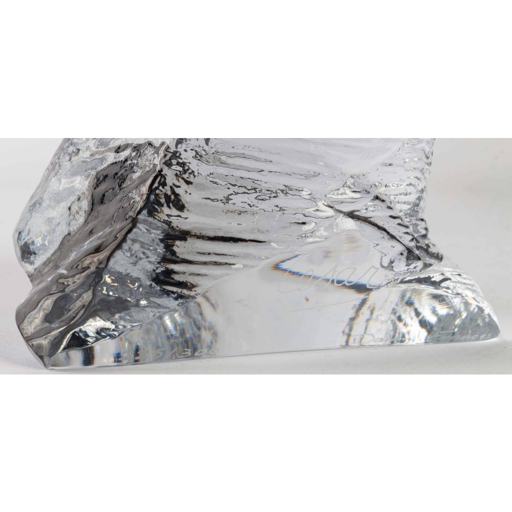 Sculpture "Le Pouce" de César - Edition Limitée de 300 exemplaire cristal incolore de DAUM