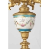 A French 19th Century Louis XVI St. Ormulu and Sèvres Porcelain Garniture. | Biron A French 19th Century Louis XVI St. Ormulu and Sèvres Porcelain Garniture.