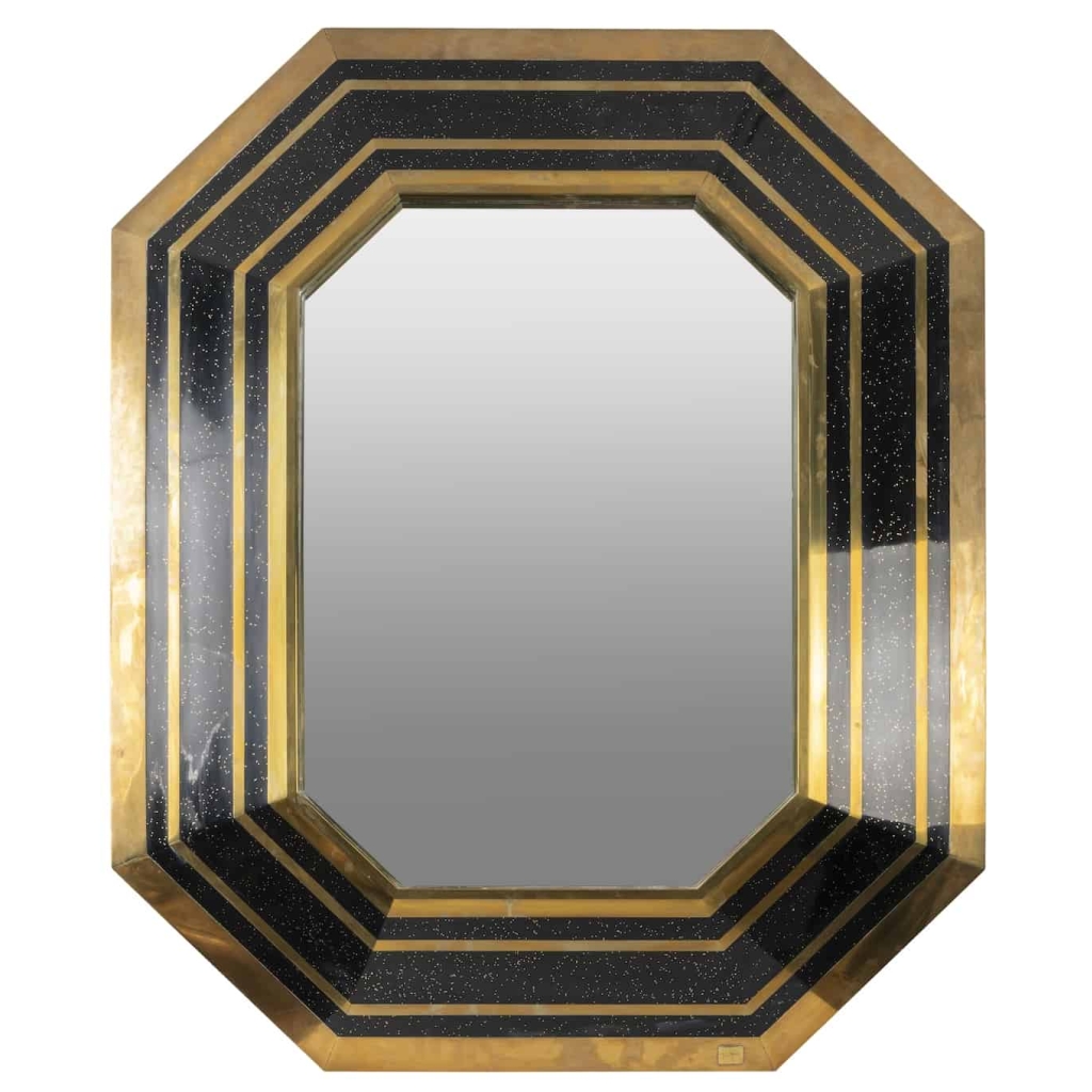A Charming XXth Century Mirror By Jean Claude MAHEY | Biron ||||
