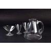 Service « Arbois » verre blanc de René LALIQUE – 40 verres, 1 broc | Biron Service "Arbois" verre blanc de René LALIQUE - 40 verres, 1 broc