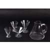 Service « Arbois » verre blanc de René LALIQUE – 40 verres, 1 broc | Biron Service "Arbois" verre blanc de René LALIQUE - 40 verres, 1 broc