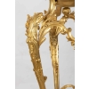 A French 19th Century Guilt and Patinated Bronze Jardinière on Stand.