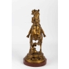 Sculpture en bronze doré de FREMIET Napoléon III 19e siècle | Biron Sculpture en bronze doré de FREMIET Napoléon III 19e siècle