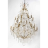 FRENCH LATE 19th CENTURY LOUIS XV PERIOD ORMULU AND CRYSTAL CHANDELIER ||||||||