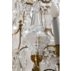 FRENCH LATE 19th CENTURY LOUIS XV PERIOD ORMULU AND CRYSTAL CHANDELIER FRENCH LATE 19th CENTURY LOUIS XV PERIOD ORMULU AND CRYSTAL CHANDELIER