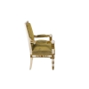 Paire de fauteuils de style Empire blanc et or, années 1950 | Biron Paire de fauteuils de style Empire blanc et or, années 1950