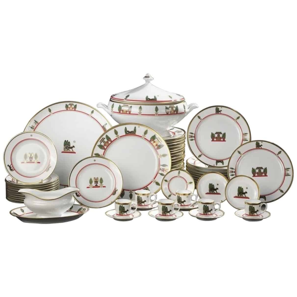 LIMOGES pour CARTIER: Service de Table 2