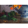 Tableau de Marthe Moisset ( 1871 1945) Compositon florale dans un vase en Delft | Biron Tableau de Marthe Moisset ( 1871 1945) Compositon florale dans un vase en Delft