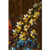 Tableau de S. Abrys vers 1950 "Bouquet de Campanules"