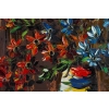 Tableau de S. Abrys vers 1950 "Bouquet de Campanules"