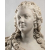 A French 19th Century White Carrara Marble Bust Of Marie Antoinette | Biron A French 19th Century White Carrara Marble Bust Of Marie Antoinette