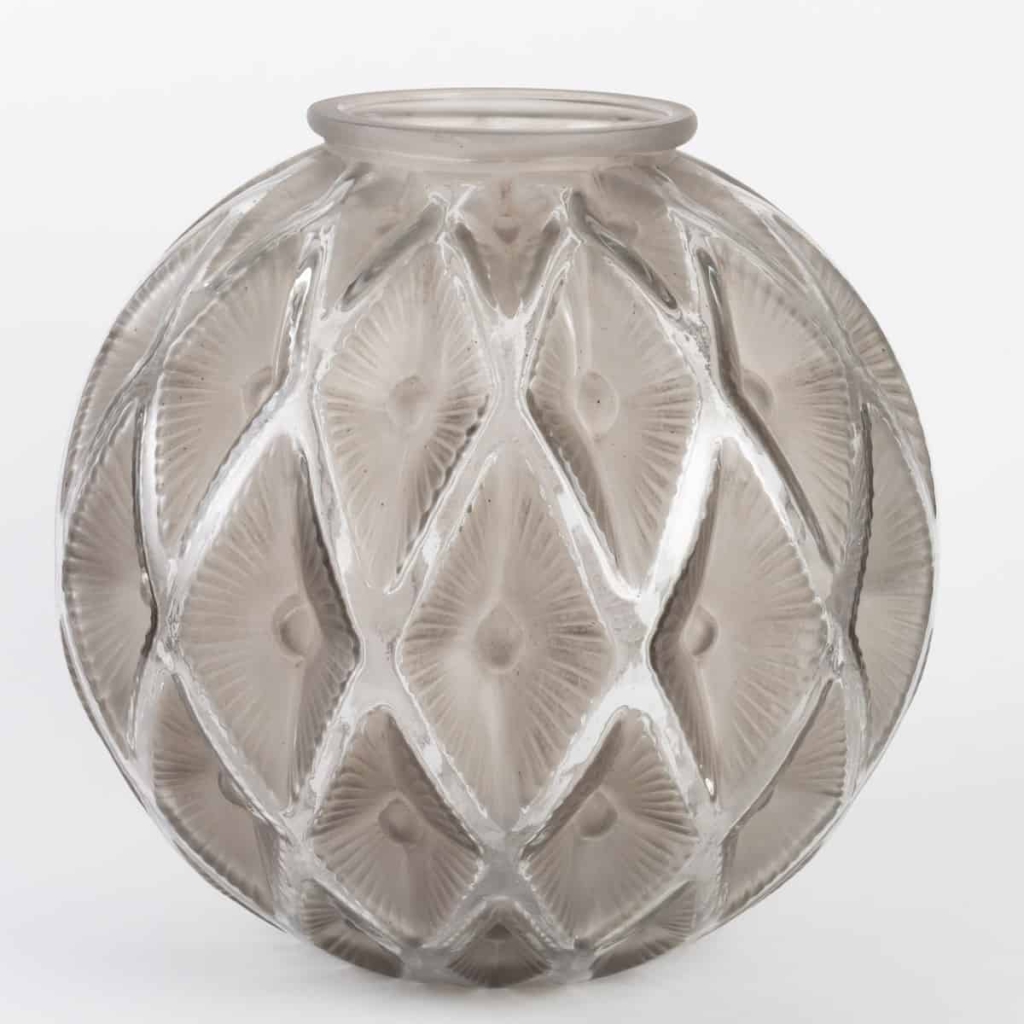 René LALIQUE & Pierre d ‘ASVEN : Vase « Majestic » | Biron |||