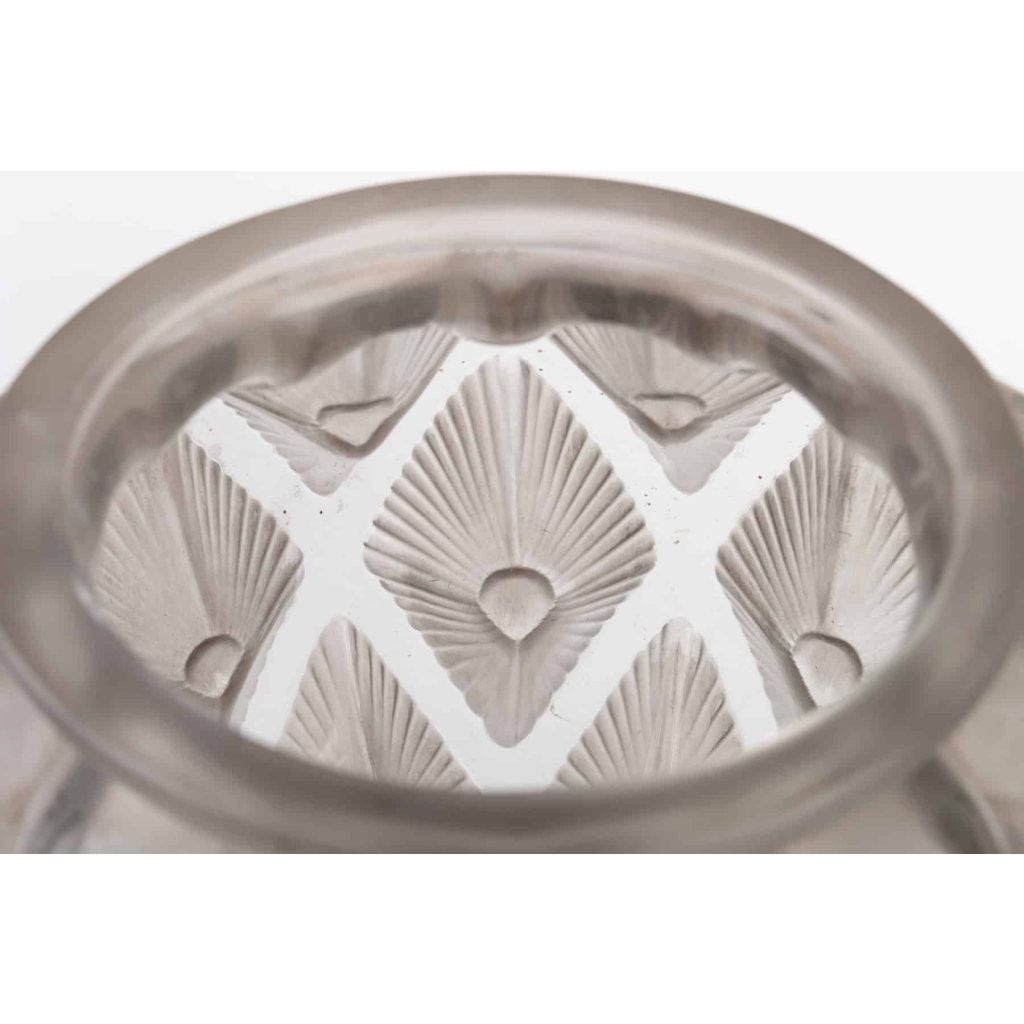 René LALIQUE & Pierre d ‘ASVEN : Vase « Majestic » | Biron René LALIQUE & Pierre d 'ASVEN : Vase "Majestic"