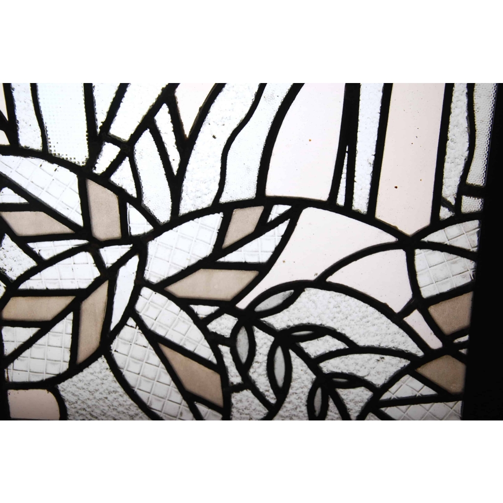 PAIRE DE VITRAUX ART DECO AUX BICHES | Biron PAIRE DE VITRAUX ART DECO AUX BICHES