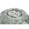 Vase « Perruches » verre blanc patiné gris-vert de René LALIQUE | Biron Vase "Perruches" verre blanc patiné gris-vert de René LALIQUE
