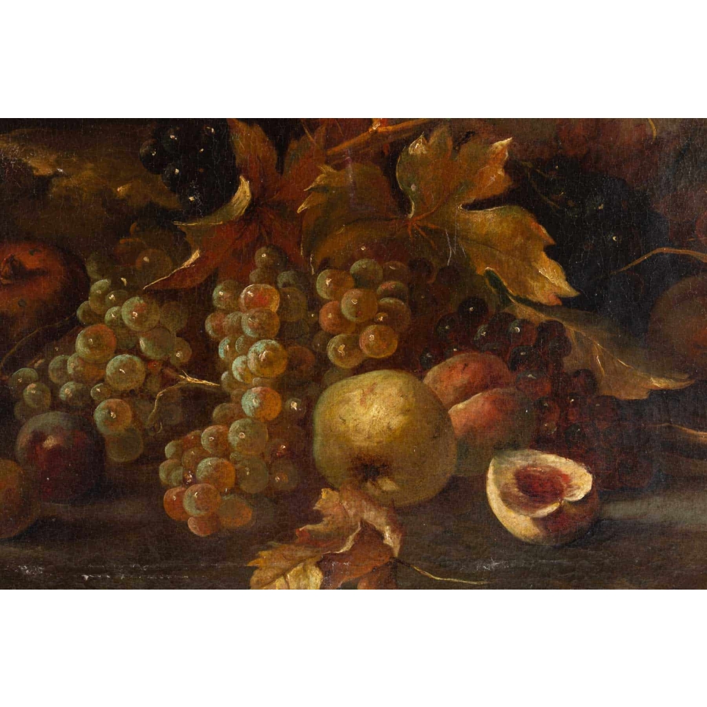 Tableau de H. Velten Nature morte aux Fruits XIXème | Biron Tableau de H. Velten Nature morte aux Fruits XIXème