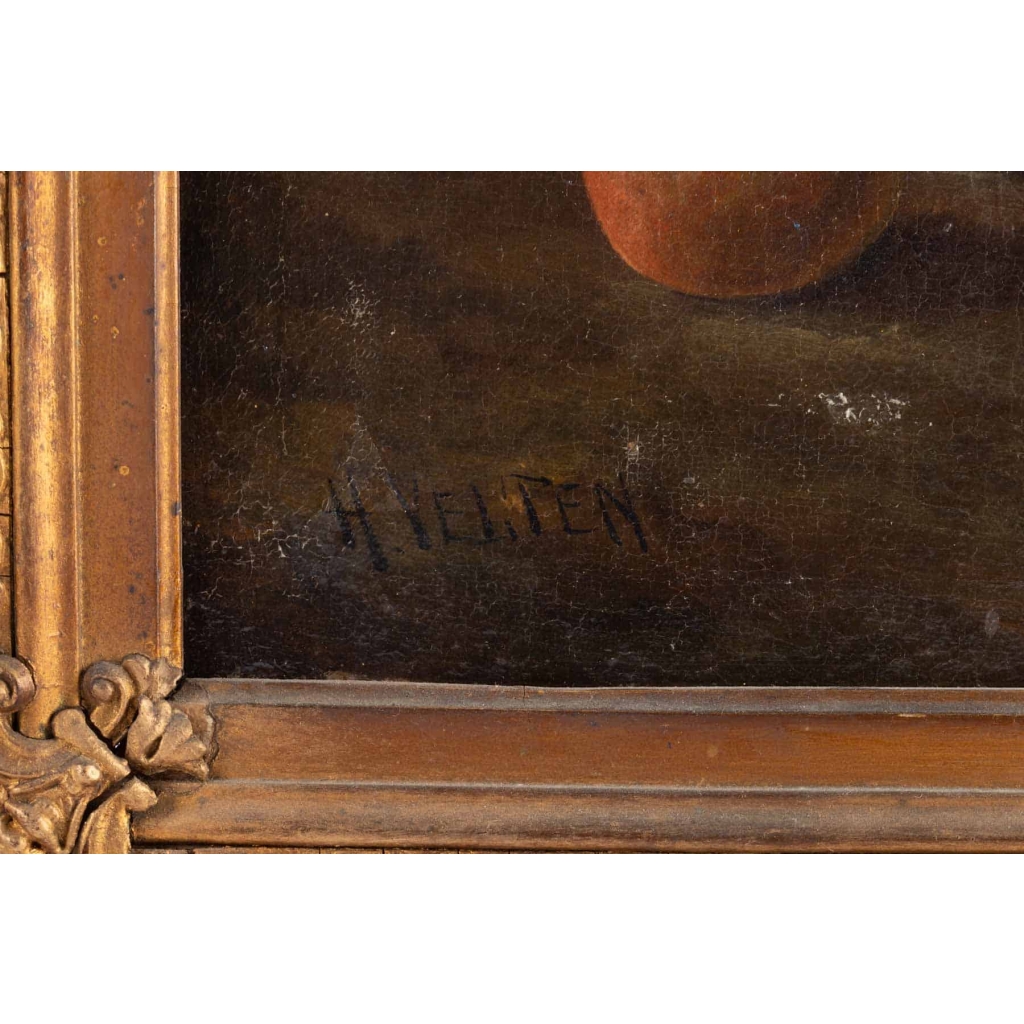 Tableau de H. Velten Nature morte aux Fruits XIXème | Biron Tableau de H. Velten Nature morte aux Fruits XIXème