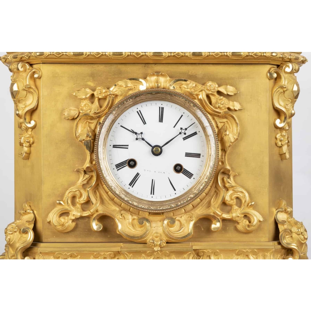 A French 19th Century Louis Philippe Ormulu Orientalist Clock
