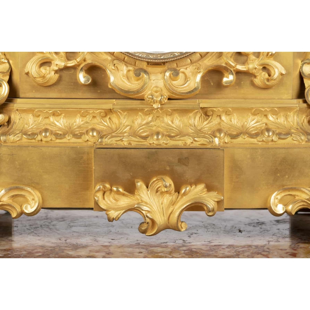 A French 19th Century Louis Philippe Ormulu Orientalist Clock