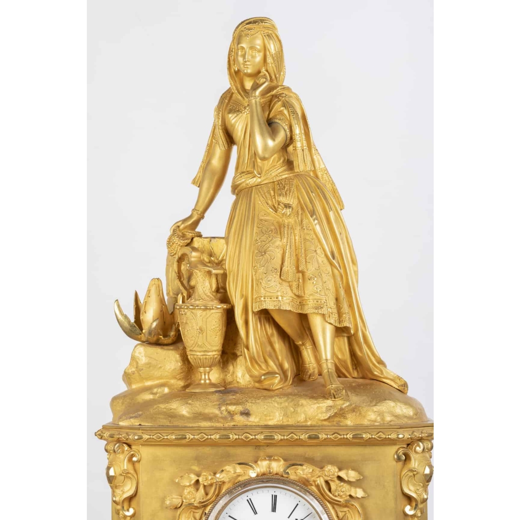 A French 19th Century Louis Philippe Ormulu Orientalist Clock