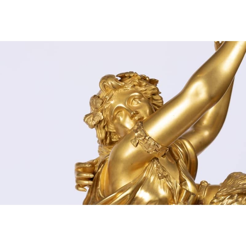 A sensational 19th century bronze statue « Bacchanale » by Clodion (1738-1814). | Biron A sensational 19th century bronze statue « Bacchanale » by Clodion (1738-1814).