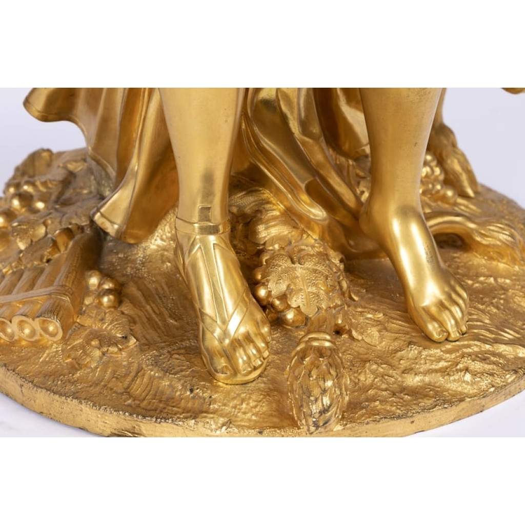 A sensational 19th century bronze statue « Bacchanale » by Clodion (1738-1814). | Biron A sensational 19th century bronze statue « Bacchanale » by Clodion (1738-1814).