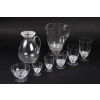 Service « Nippon » verre blanc de René LALIQUE – 60 verres – 1 carafe – 1 broc 10