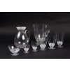 Service « Nippon » verre blanc de René LALIQUE – 60 verres – 1 carafe – 1 broc 11