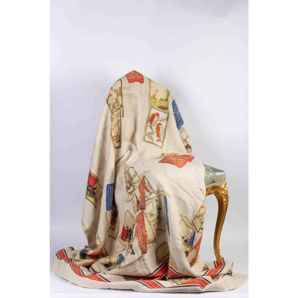 Tissu en lin « Jeux de cartes » | Biron |||||||||