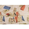 Tissu en lin « Jeux de cartes » | Biron Tissu en lin "Jeux de cartes"