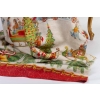 Tissu en lin « Train de Noël » | Biron Tissu en lin "Train de Noël"