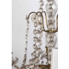 A Pair of French 19th Century Louis XVI St. Ormulu and Baccarat Crystal Girandoles. | Biron A Pair of French 19th Century Louis XVI St. Ormulu and Baccarat Crystal Girandoles.