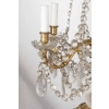 A Pair of French 19th Century Louis XVI St. Ormulu and Baccarat Crystal Girandoles. | Biron A Pair of French 19th Century Louis XVI St. Ormulu and Baccarat Crystal Girandoles.